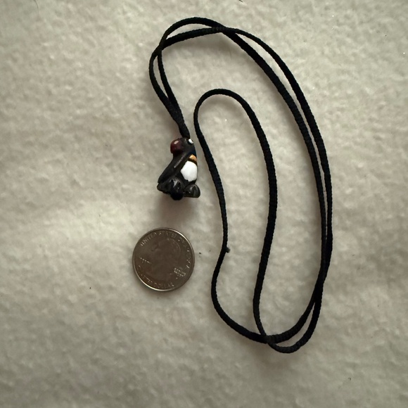 Clay bird charm, Alaska, "Tucan" 1980s NWOT - Picture 5 of 5